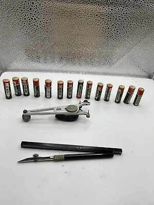 Lot Vintage K&E Leroy Lettering Keuffel & Esser Drafting Kit Plus 14 Tips Pen • $79