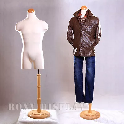 Male Mannequin Manequin Manikin Dress Form #33MLEG01+BS-R01N • $94