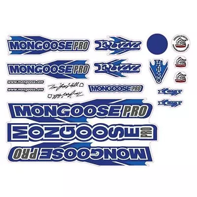 Mongoose - 2000 Fuzz - Decal Set - Old School Bmx • $88