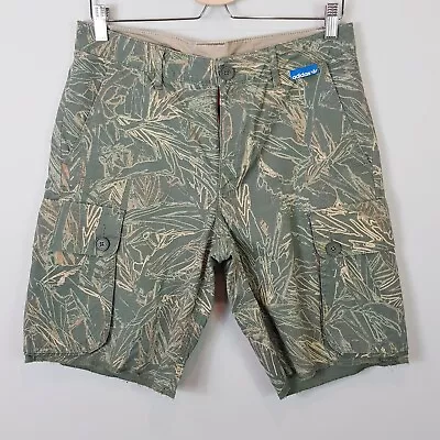 ADIDAS Mens Size 32 Cargo Green Camo Walk Shorts  • $55