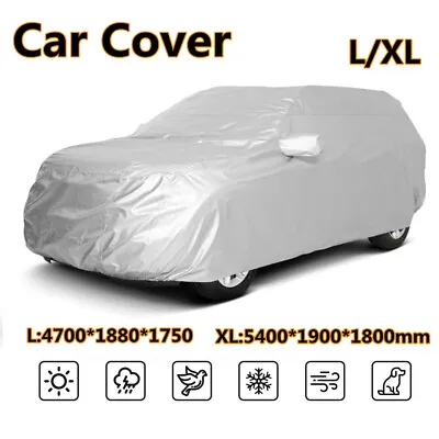 Full Car Cover Waterproof Dust-proof UV Resistant Outdoor All Weather Protection • $48.43