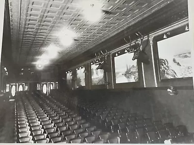 C '20s Matted Photo Inside Antlers Theartrewall View Of Elk Heads Helena Montana • $16.95