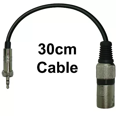 3 Pin XLR To 3.5mm Jack Plug Adapter Lead For Sennheiser Receiver & Microphones • £12.99