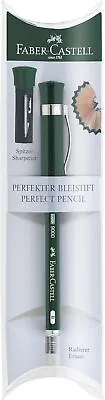 Faber-Castell Perfect Pencil Castell 9000 In Gift Box - #2 Pencil With Built-in • $22.09