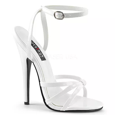 $51.95 • Buy 6  Red Stiletto Strappy High Heels Mens Crossdresser Drag Shoes Size 12 13 14 15