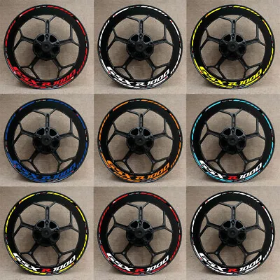 Wheel Hub Rim Decorative Decal Reflective Sticker For Suzuki GSXR1000/R/1000R/S • $16.99