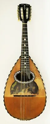 Luigi Embergher Mandolin  Bowl Back Solo Orchestra Original - 1898 - Great Offer • $2450