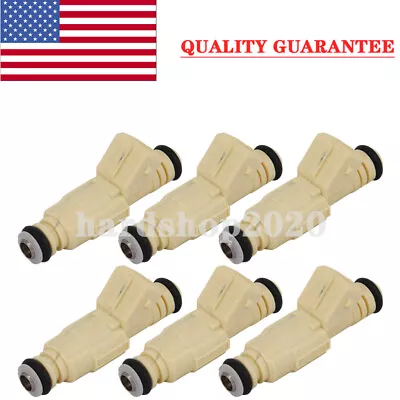 6PCS 0280155766 Fits For 2004-2005 Chevy Impala Monte Carlo 3.8L Fuel Injectors • $36.49