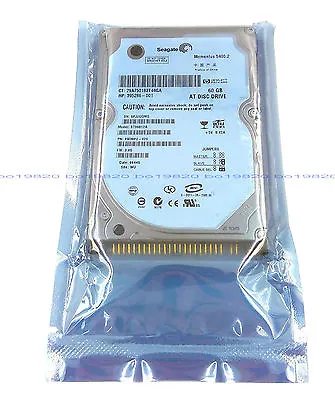 Seagate 60GB 60 GB 5400 RPM2.5  IDE Internal Hard Disk Drives • £7.80