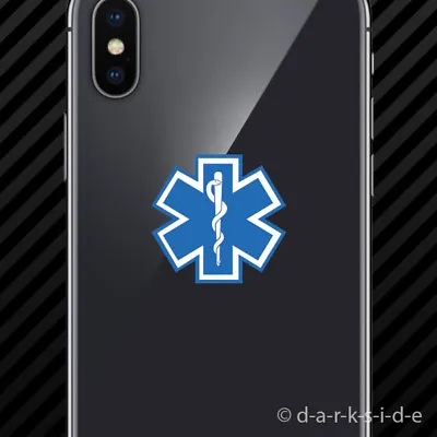 (2x) Star Of Life Cell Phone Sticker Mobile EMT • $3.99