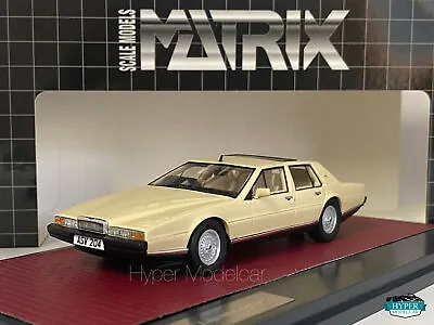 Matrix Scale Models 1/43 ASTON MARTIN Lagonda S2 1985 Creme MX40108-092 • $124.46