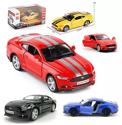 1:36 Ford Mustang 2015 Sport Car Diecast Pull Back Alloy Collection Gift Toy • $19.95