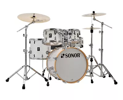 Sonor AQ2 Maple Studio 5-pc Shell Pack W/ 20  Kick - White Marine Pearl - Used • $1069.99