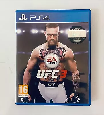 UFC 3 - Sony PlayStation PS4 EA Sports Action Fighting Video Game - *Complete* • £29.99