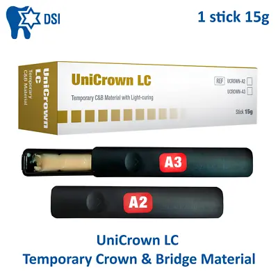 Dental Crown & Bridge DSI UniCrown LC Temporary C&B Material Light Cured 15g • $29