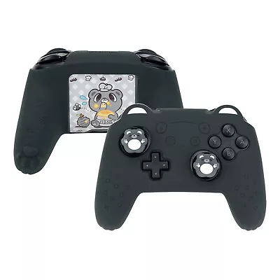 GeekShare Bear Case For Switch Pro Controller Cover + Thumb Grips Silicone Black • $21.99