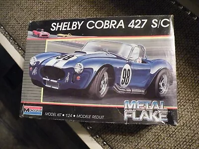  Monogram SHELBY COBRA 427 S/C Metal Flake 1:24 Scale Model #2764 • $20