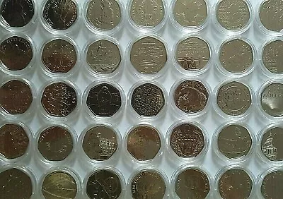 1992- 2020 Various The Royal Mint UK Brilliant Uncirculated Fifty Pence 50p Coin • £9.99