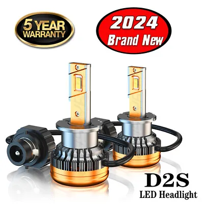 D2S D2R LED Headlight Kit Bulbs 180W 35000LM 6500K White HID Conversion Lamp • $49.99