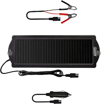 $24.99 • Buy Sunforce 2W 12V Solar Powered Panel Battery Charger Maintainer Boat Car RV 58012