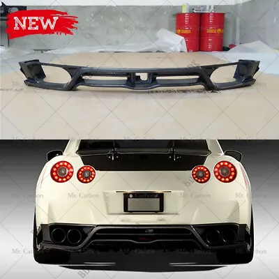 For R35 Gtr My17 Varis Style 2017 Carbon Fiber Glass Diffuser Trim Body Kit • $1649.99