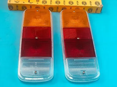 VW Type 2 Bay Window Bus 1972-1979 Hella Tail Light Lens Set Genuine NOS • $200