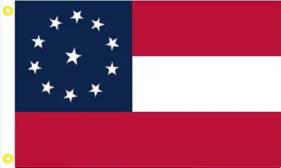 3x5 Fort Jackson Stars And Bars First National Csa Civil War Flag Banner 100d • $12.88