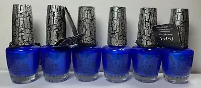 OPI Crackle Nail Polish ✨BLUE SHATTER NL E56 Crackle Lacquer Create 2 Tone👣 • $6.85