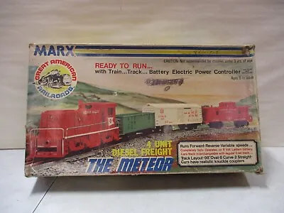 Marx 4 Unit Diesel Freight The Meteor Train Set • $74.99