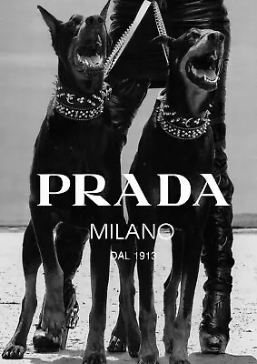 £2.79 • Buy DESIGNER FASHION PRADA,, QUOTE Vogue ,Prada POSTER WALL ART CANVAS