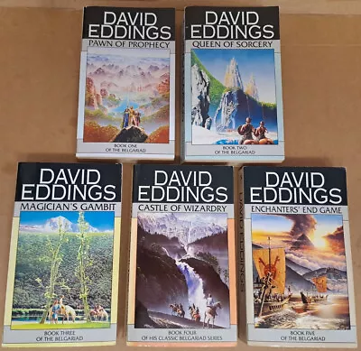 BOOK - David Eddings - The Belgariad - Books 1 - 5 : Paperback • £15