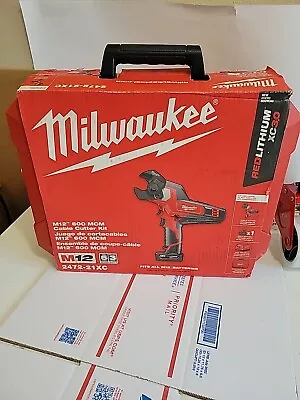 Milwaukee 2472-21XC M12 12V 600 Mcm Cable Cutter Kit • $520