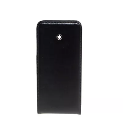 Montblanc Black Leather IPhone 5s Cover • $136.50