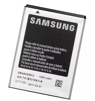 Original Genuine Battery For Samsung Galaxy Ace GT S5830i S5839i EB 494358VU  • £4.99