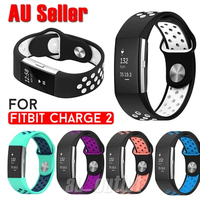 $7.95 • Buy Fitbit Charge 2 Sports Watch Band Strap Soft Silicone Bracelet Smart Wristbands