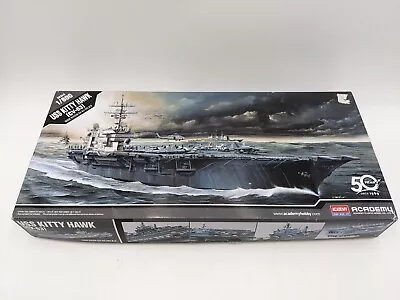 CV-63 USS Kitty Hawk Aircraft Carrier 1/800 Model Kit By Academy Opened/New • $19.99