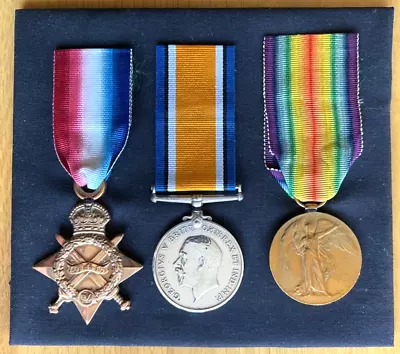 WW1 1914/15 Star BWM Victory Medal Trio Wilkes DCLI Duke Cornwalls Light Inf • £94.95