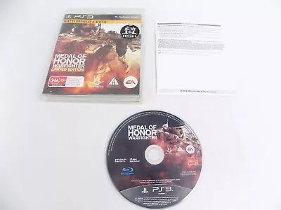 Mint Disc Playstation 3 Ps3 Medal Of Honor: Warfighter Limited Edition Free P... • $12.90