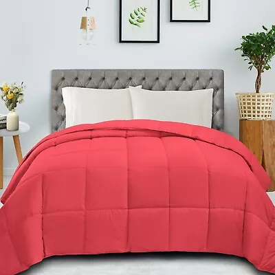 All Season Baffle Box Stitched Breathable Quilted Down Alternative Comforter • $53.55