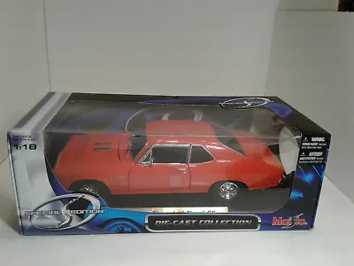 Maisto Special Edition 1970 Chevrolet Nova Ss Coupe Red Paint 1:18 Scale Diecast • $33