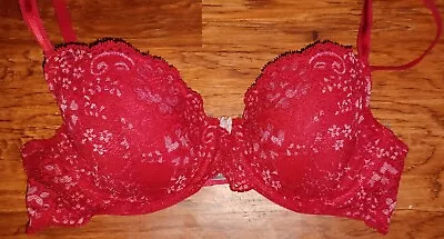 Victoria Secret Dream Angels Bra Size 34C Red • $4