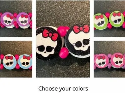 Monster High Theme Wood Bracelets Teens Child Baby Accessories • $3