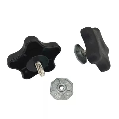 Brace Locking Knobs & Backing Nut For Carefree Roll Out Awning Caravan Knob Pair • $34.95