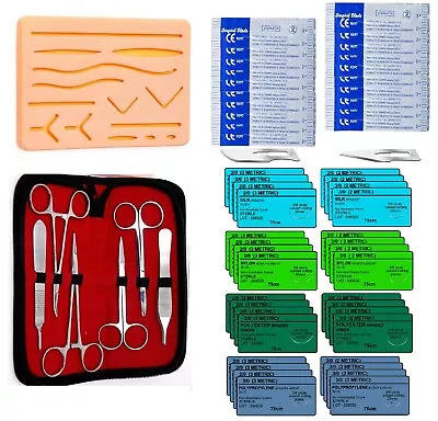 59 Piece Practice Suture Kit For Medical And Veterinary Student Training • $28.75