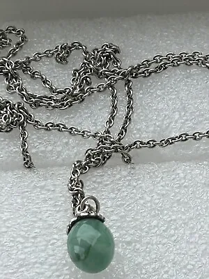 Authentic TROLLBEADS FANTASY EMERALD NECKLACE 90cm. NEW & HTF • $373.37