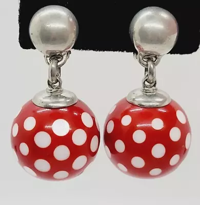 $100 • Buy Vintage Glam Statement Ben-Amun Signed Pot A Bot Clip On Earrings