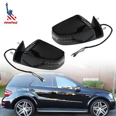 Blind Spot Side View Mirror Assembly For Mercedes Benz W164 X164 ML GL 2005-2011 • $196.28