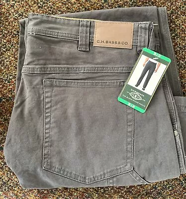 Men's G.H. Bass & Co. Canvas The Block Plane Utility Work Pants Gray 38x34 NWT • $29.99