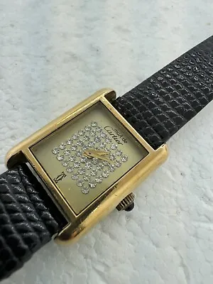 Vintage Must De Cartier Tank Diamond Dial 0012 • $699