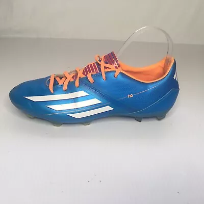 Adidas F10 TRX FC Blue/Orange Soccer Boots Size US 9.5 • $49.95